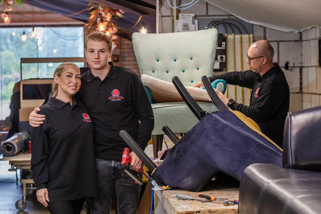 bank opvullen stoffeerderij leiden