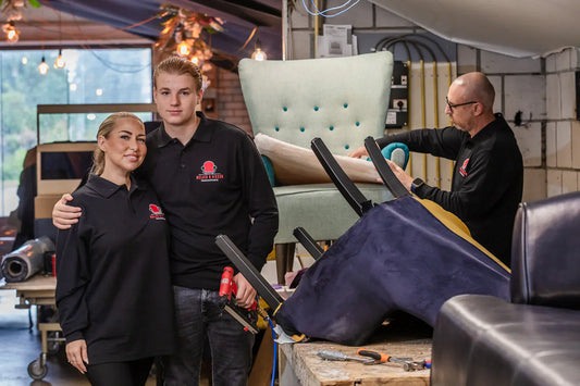 bank opvullen stoffeerderij leiden